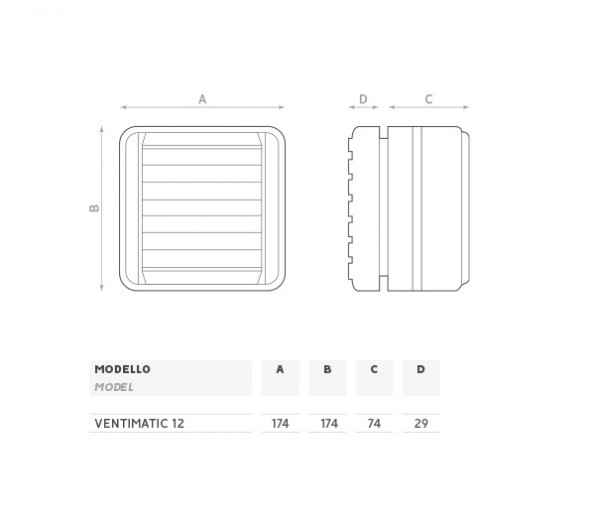 VENTIL e VENTILMATIC dim